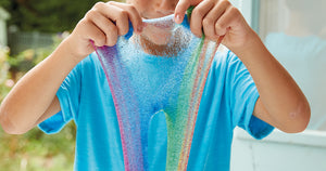 Rainbow Glitter Slime