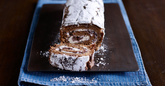 Vanilla and Chocolate Arctic Roll