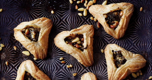 Little Spinach & Feta Pastries with Pine Nuts