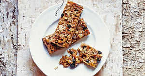 Rye and Blueberry Flapjack