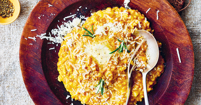 Baked Pumpkin & Spelt Risotto