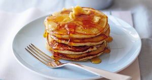 Pancake Stack with Whipped Maple Butter