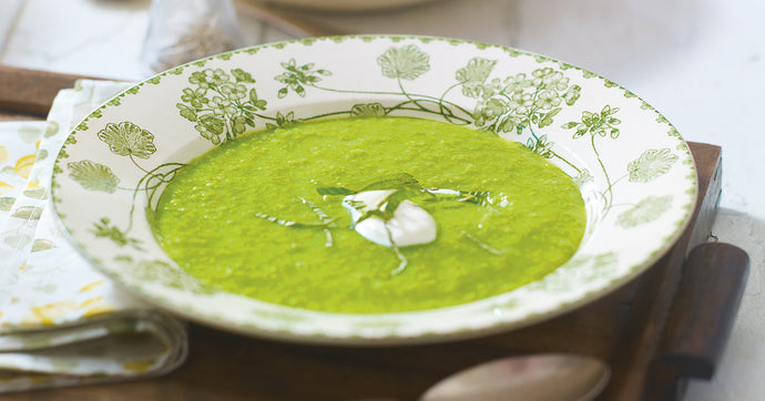 Minted Pea and Wild Garlic Soup