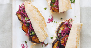 Roasted Aubergine Po’boys