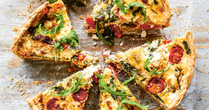 Crowned Spinach and Feta Quiche