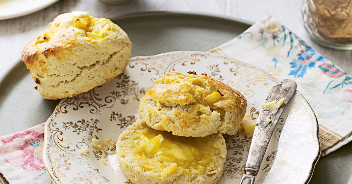 Prince of Wales Tea with Apple and Cinnamon Scones