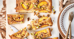 Peach & Pistachio Slice
