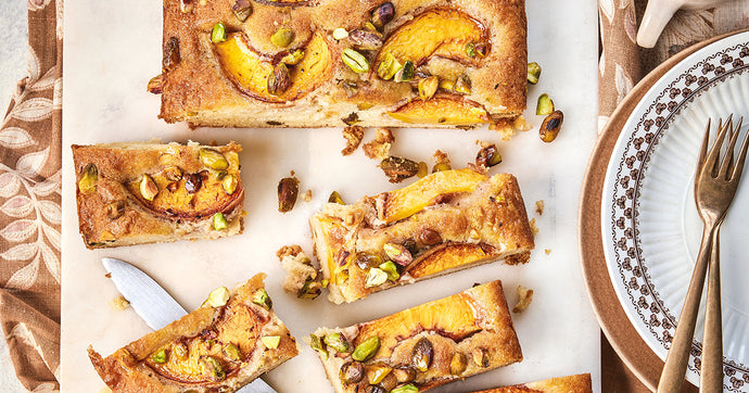 Peach & Pistachio Slice