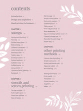 A Beginner's Guide to Hand-Printing: 35 projects to make